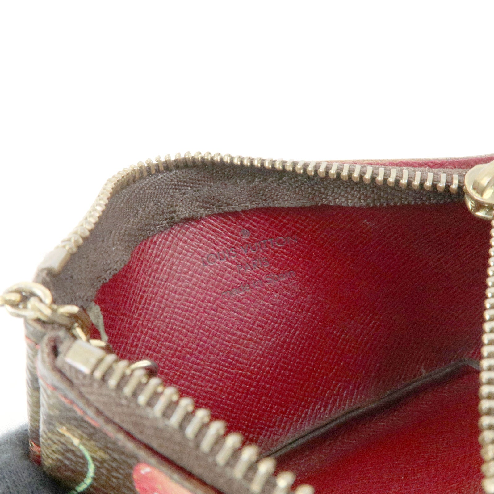Louis Vuitton Monogram Cherry Pochette Cles Coin Case M95042