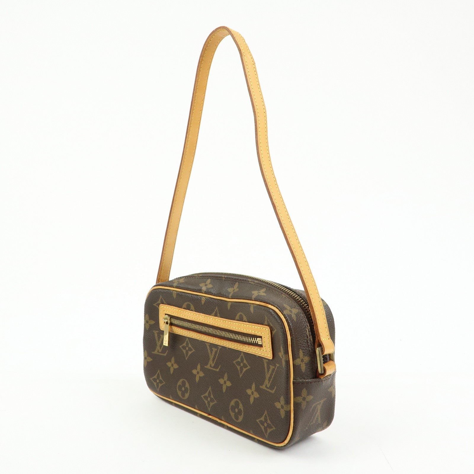 Louis Vuitton Monogram Pochette Cite Shoulder Bag Brown M51183