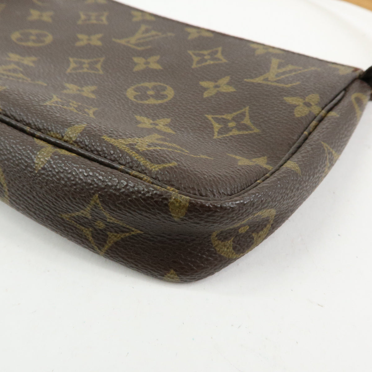 Louis Vuitton Monogram Pochette Accessoires Pouch Hand Bag M51980