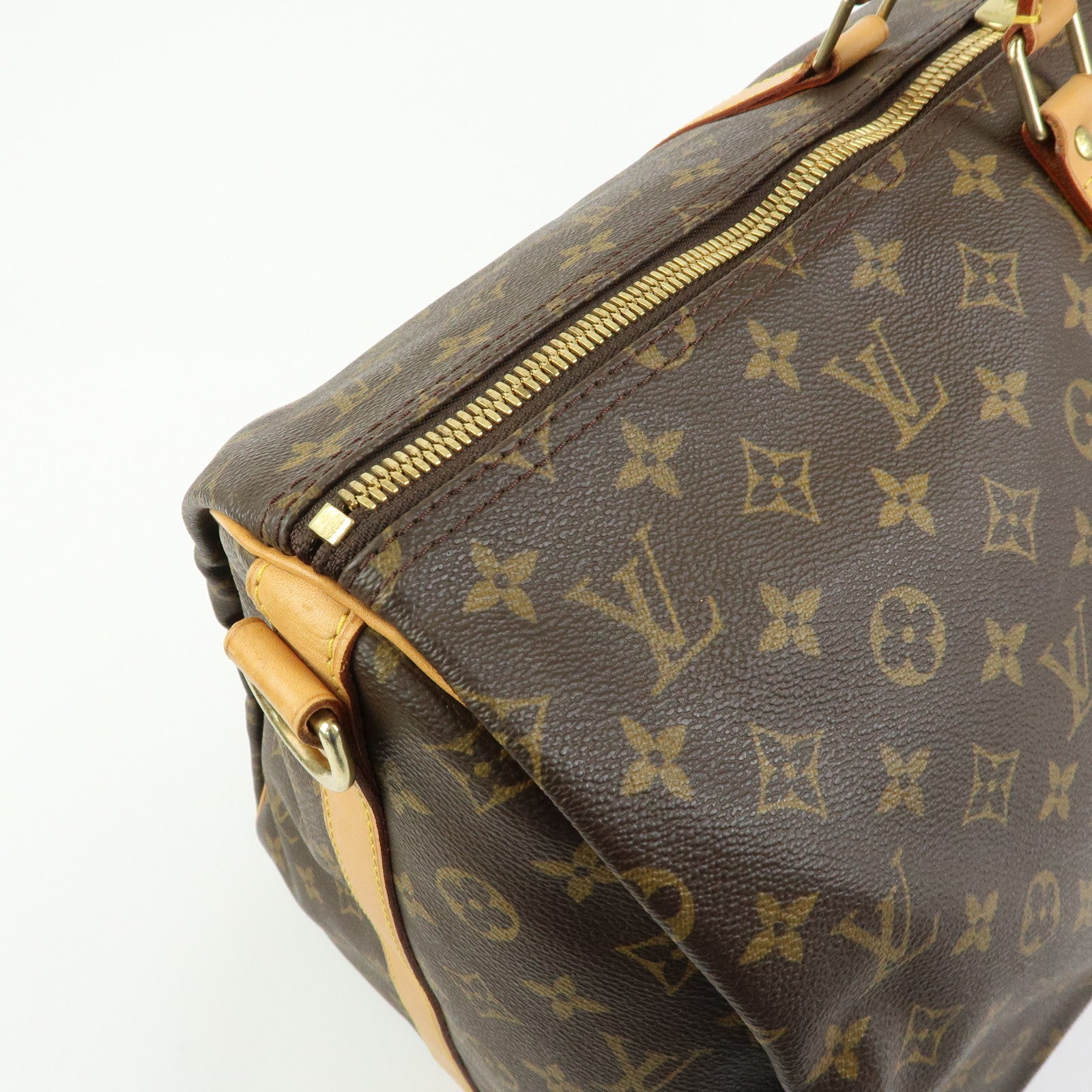 Louis Vuitton Monogram Keep All Bandouliere 55 Boston Bag M41414