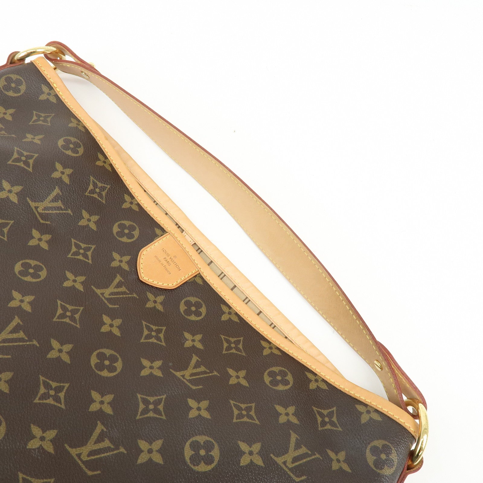 Louis Vuitton Monogram Delightful MM Shoulder Bag Brown M40353