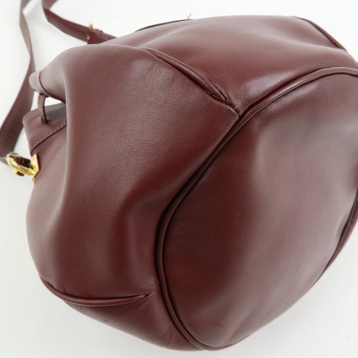 Cartier Must de Cartier Leather Shoulder Bag Crossbody Bag Bordeaux