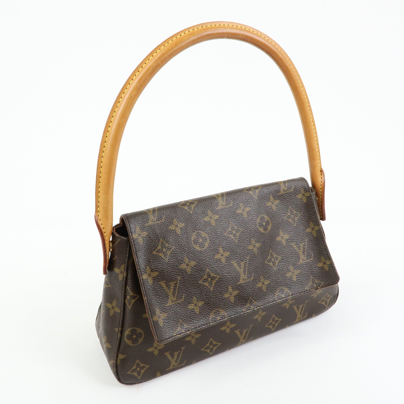 Louis Vuitton Monogram Mini Looping Shoulder Bag Brown M51147
