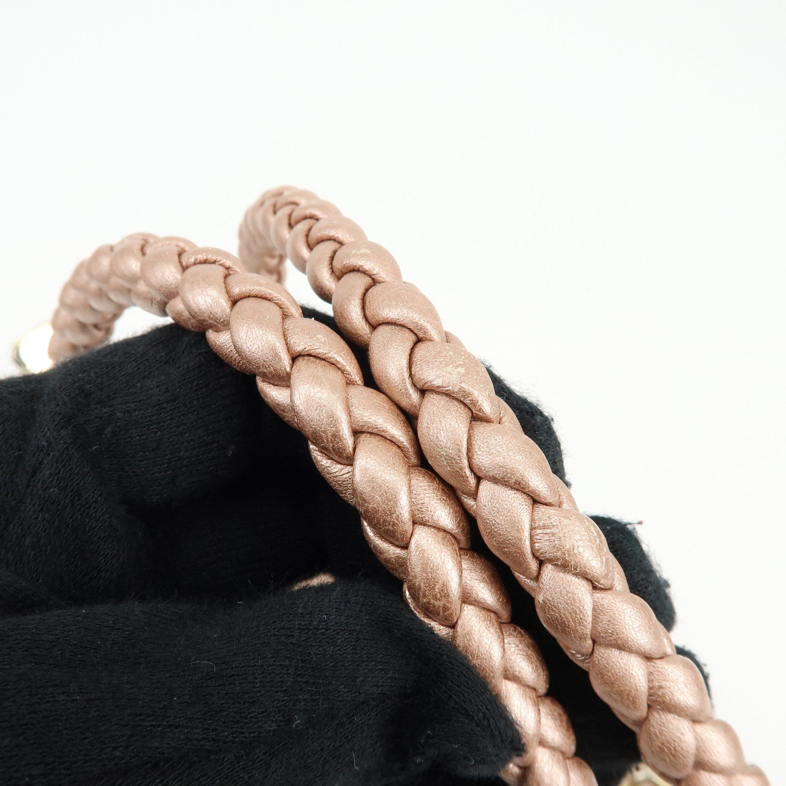 GUCCI Bamboo Interlocking G Leather 2Way Bag Hand Bag Pink 282300