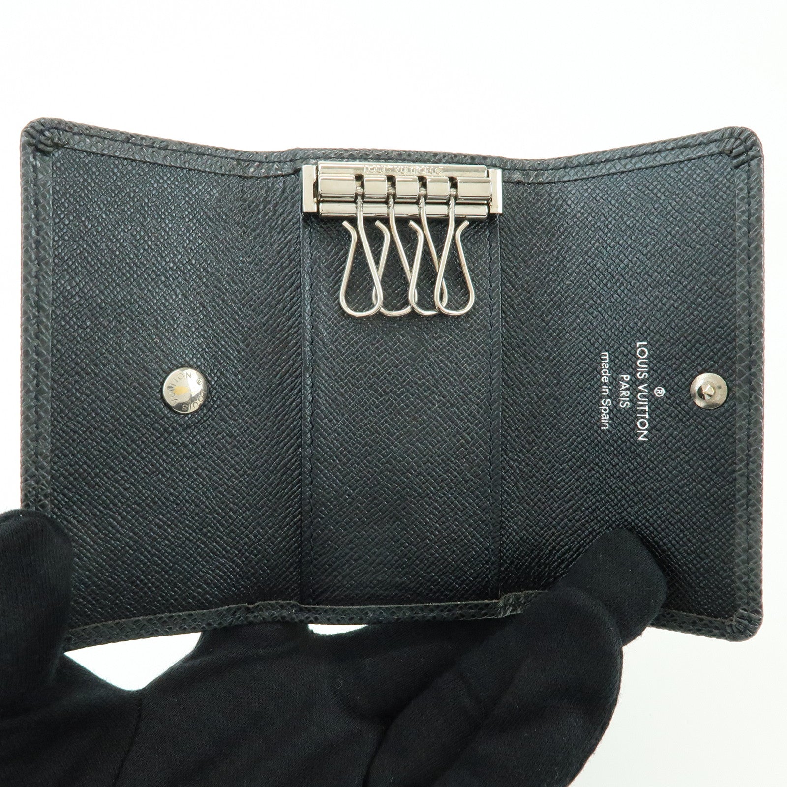 Louis Vuitton Taiga Multicles 4 Key Case Key Holder Ardoise M30522