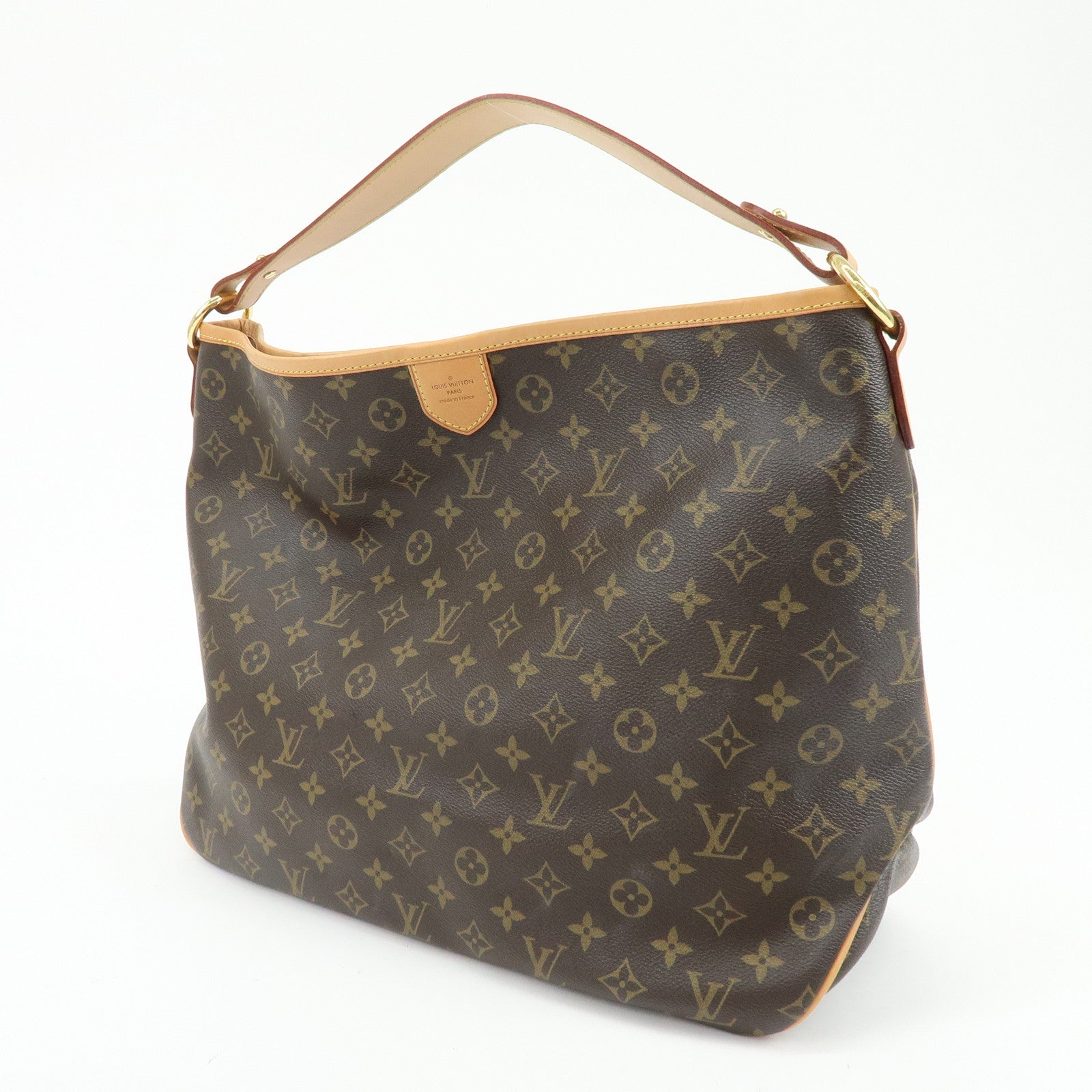 Louis Vuitton Monogram Delightful MM Shoulder Bag Brown M40353