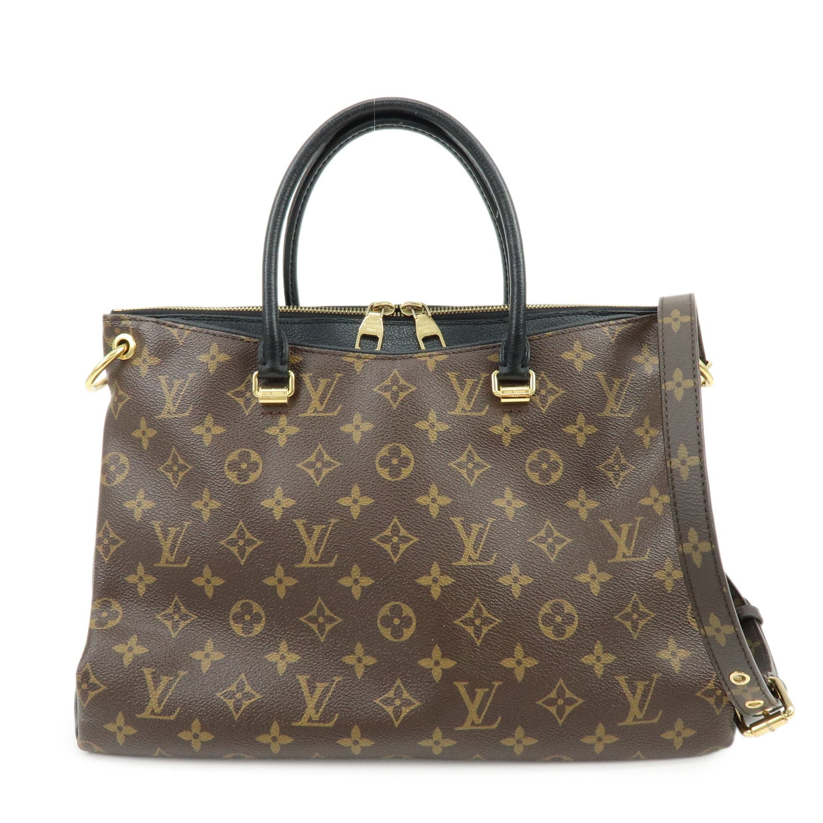 Louis Vuitton Monogram Pallas 2Way Bag Hand Bag Monogram Noir M41064