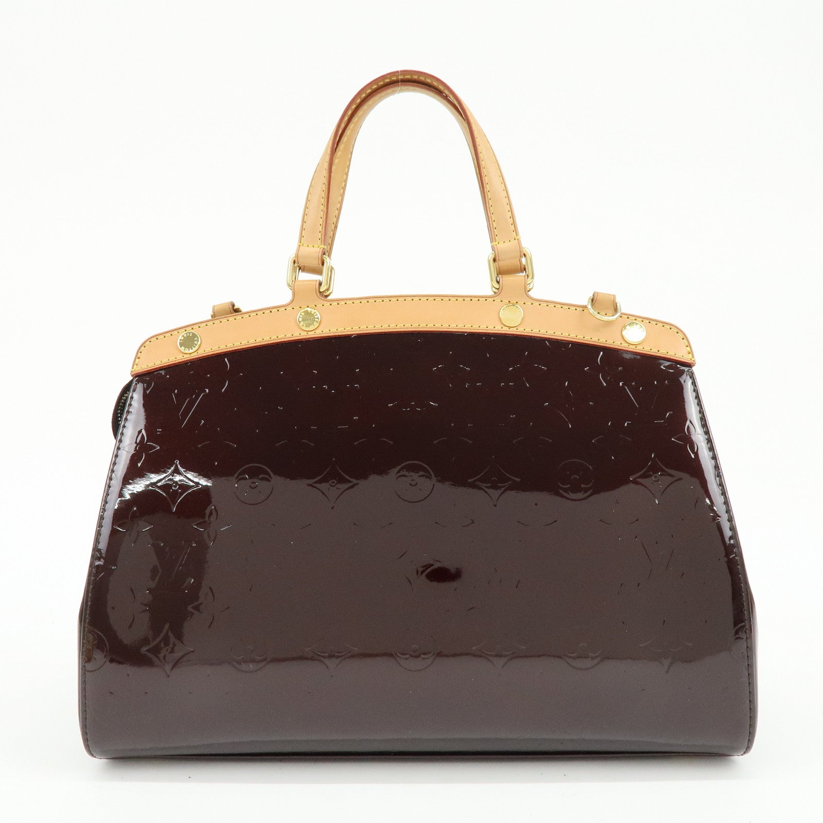 Louis Vuitton Monogram Vernis Brea MM 2Way Shoulder Bag Amarante M91619