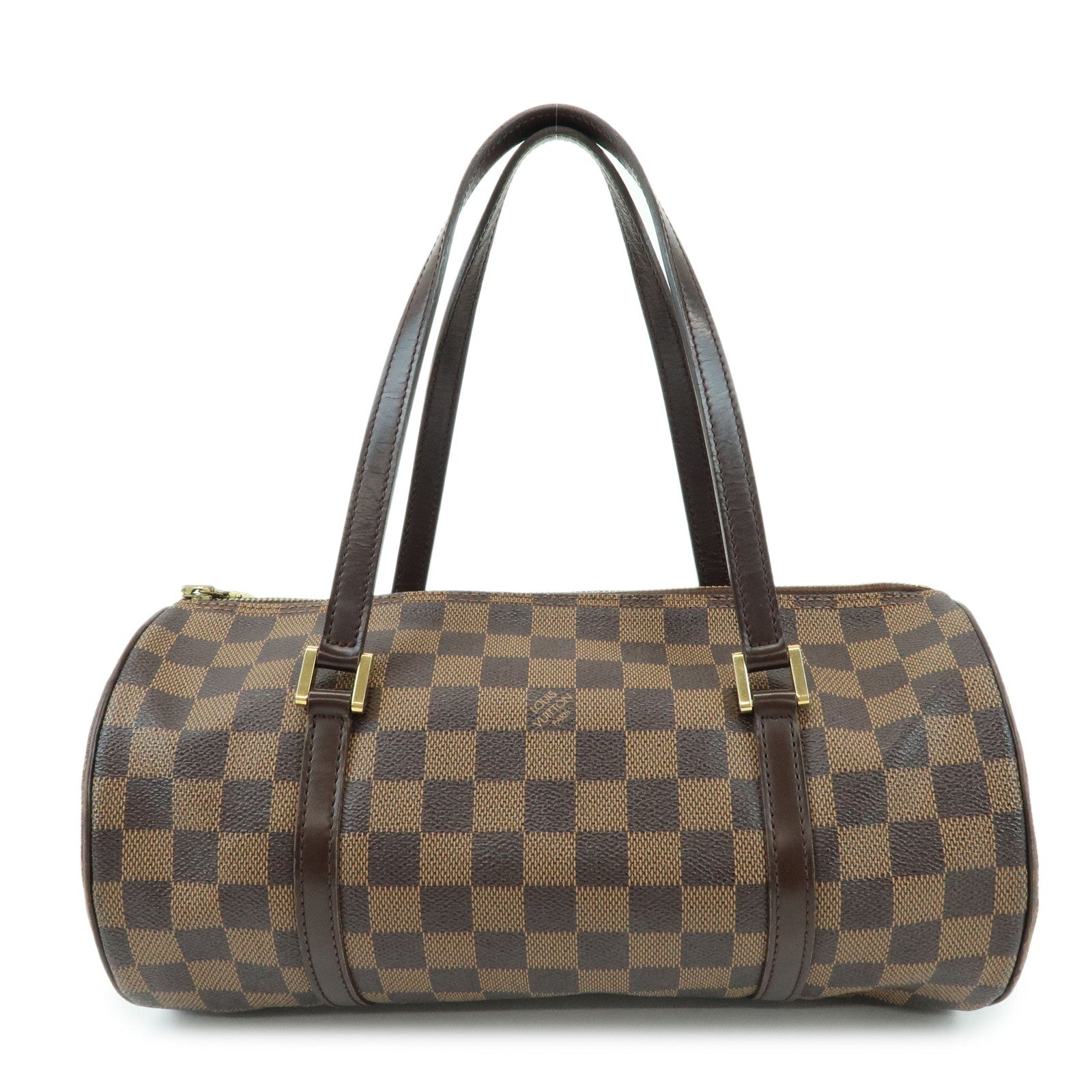 Louis Vuitton Damier Ebene Papillon 30 Hand Bag Brown N51303