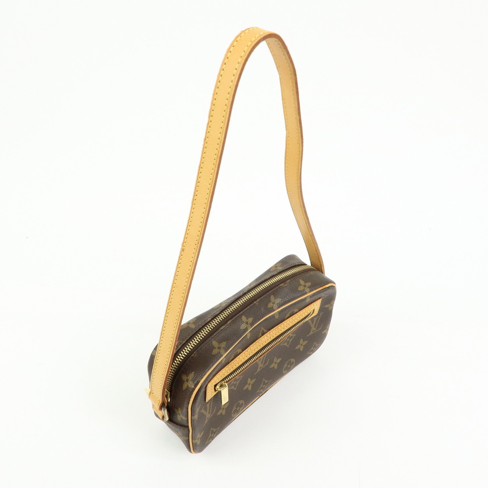 Louis Vuitton Monogram Pochette Cite Shoulder Bag Brown M51183