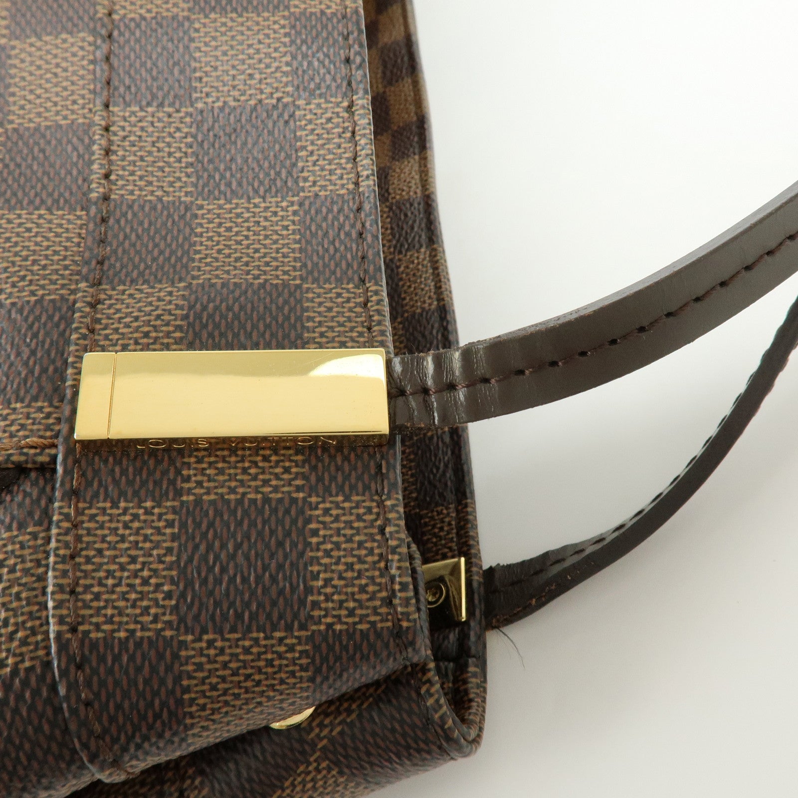 Louis Vuitton Damier Ebene Marylebone PM Shoulder Bag Brown N41215