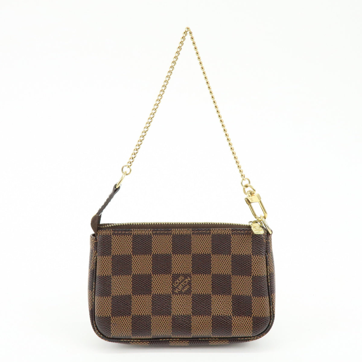 Louis Vuitton Damier T&B Mini Pochette Accessoires Pouch Brown N58011