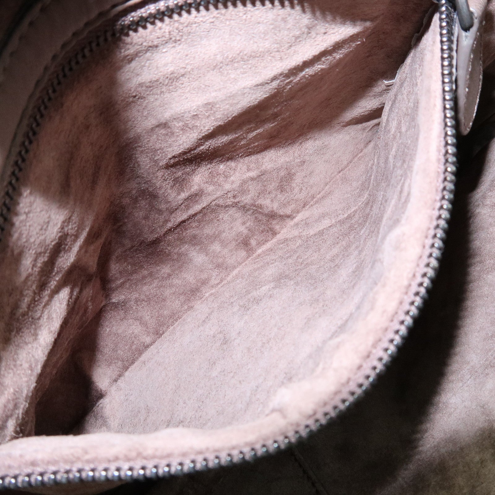 BOTTEGA VENETA Intrecciato Nodini Leather Shoulder Bag Brown