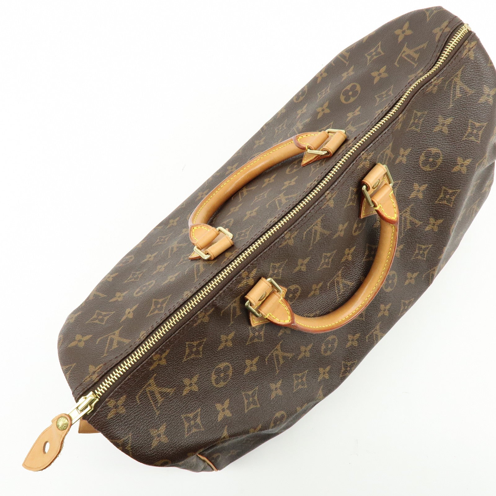 Louis Vuitton Monogram Speedy 40 Hand Bag Boston Bag Brown M41522
