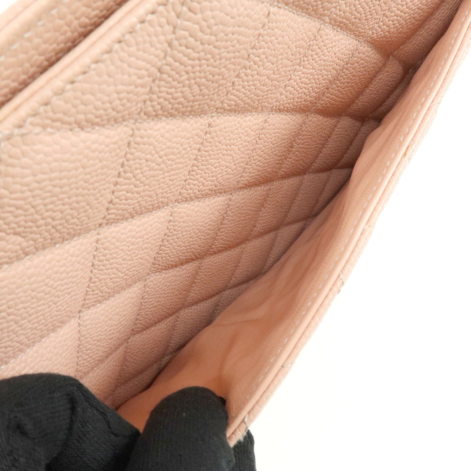 CHANEL Medallion Matelasse COCO Mark Caviar Skin Tote Bag A01804