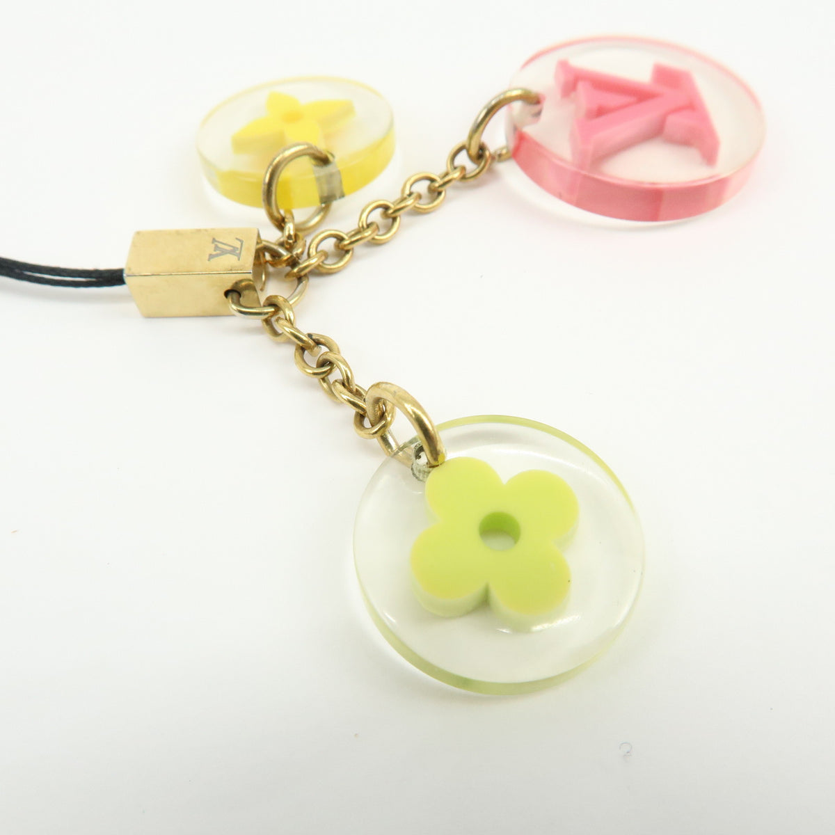 Louis Vuitton Plastic Bijou Telephone Fleurs Key Holder M65108