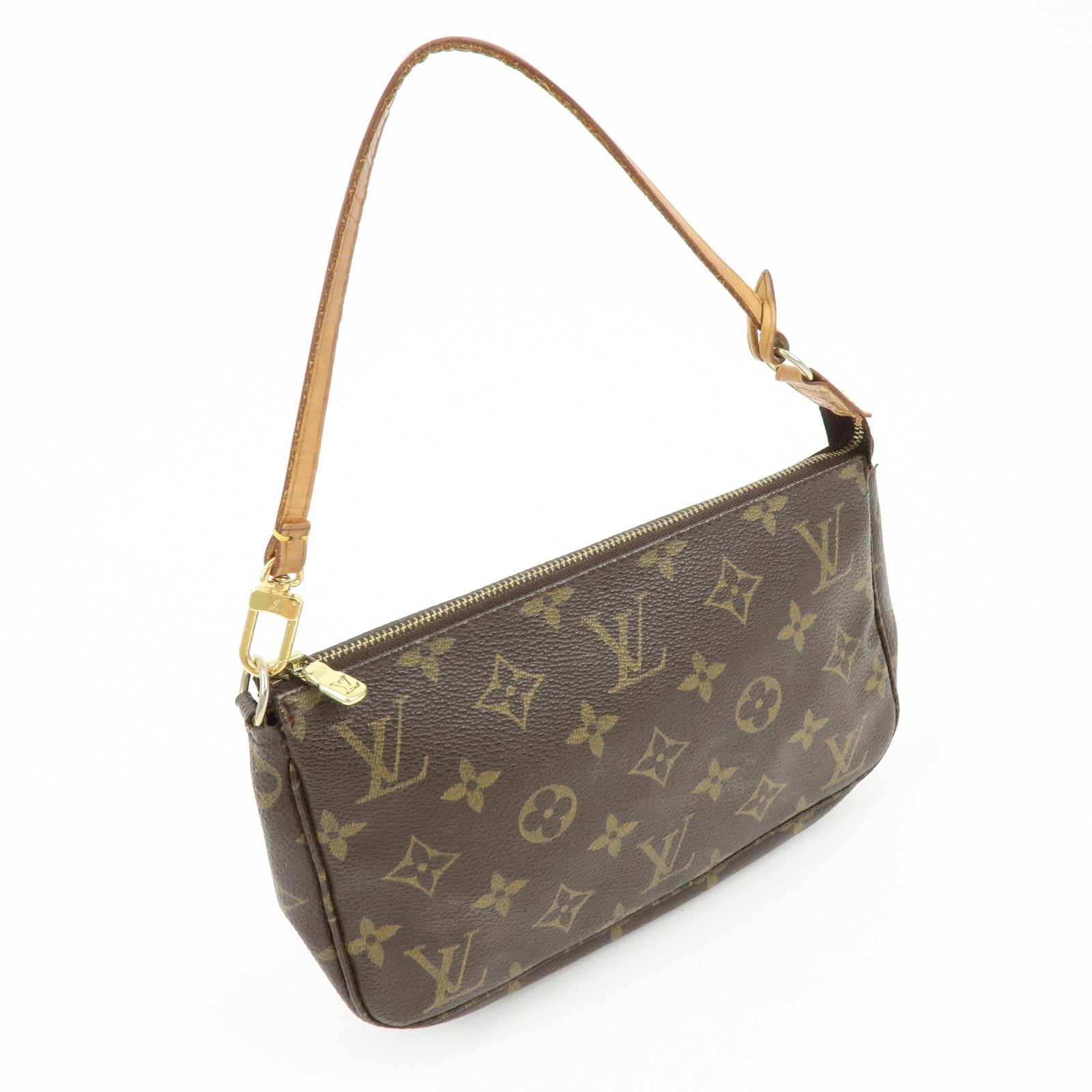 Louis Vuitton Monogram Pochette Accessoires Pouch Hand Bag M51980