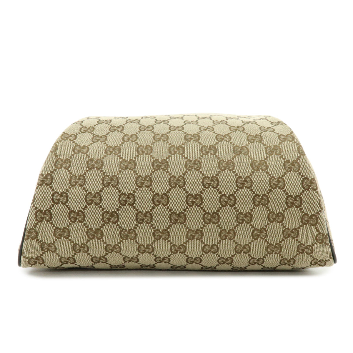 GUCCI GG Canvas Leather Backpack Rucksack Brown 449906