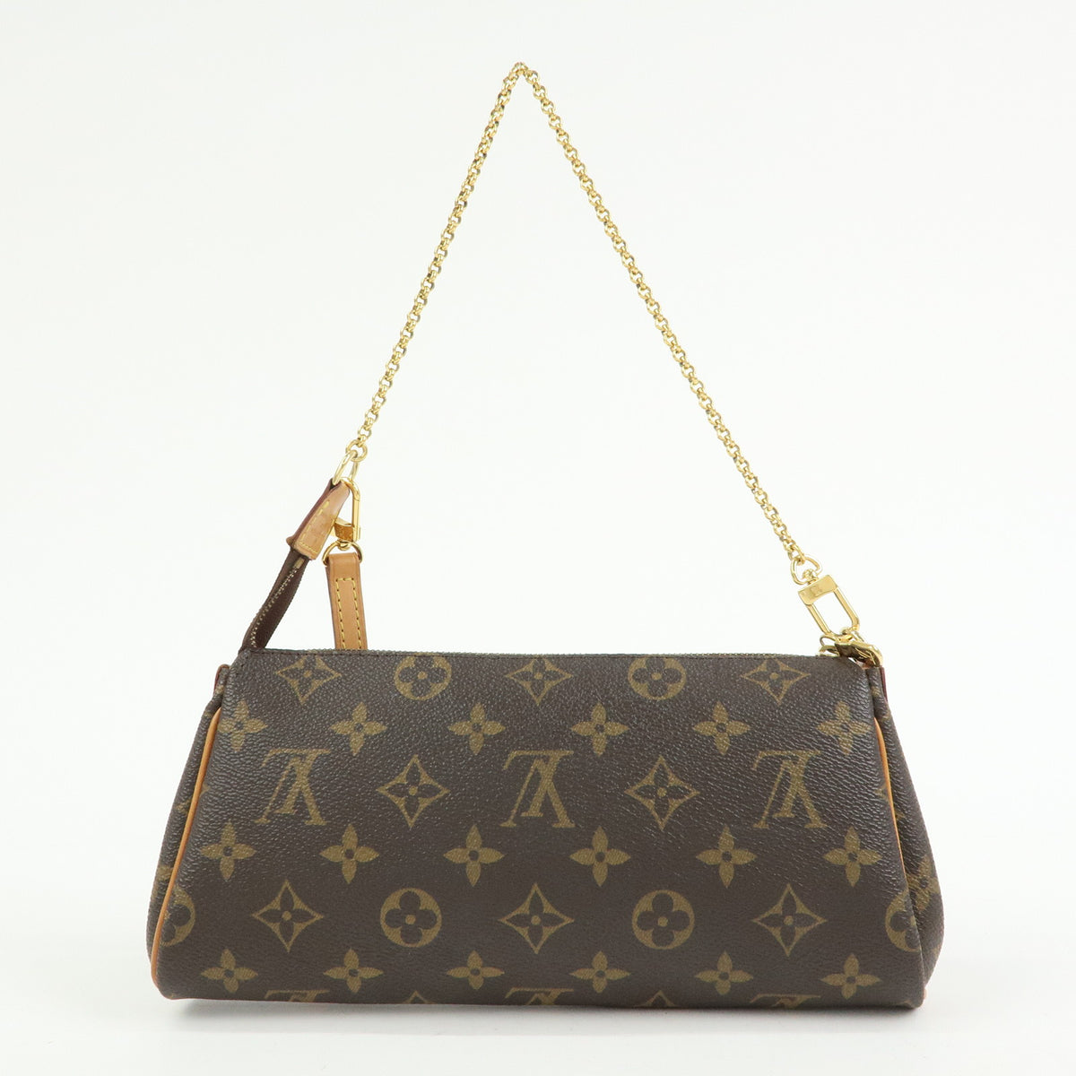 Louis Vuitton Monogram Eva 2Way Chain Shoulder Bag Pouch Brown M95567