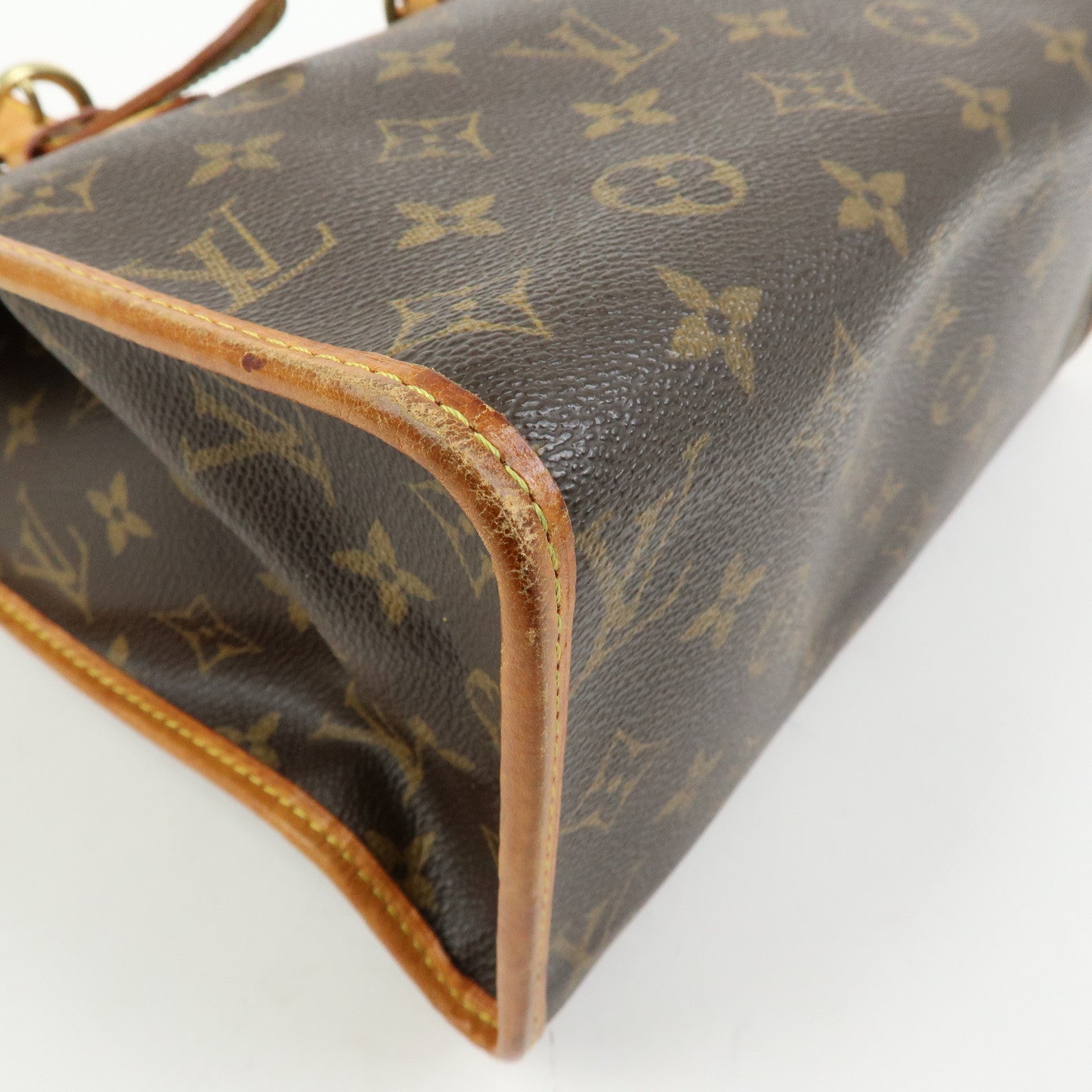 Louis Vuitton Monogram Popincourt Haut Shoulder Bag Brown M40007