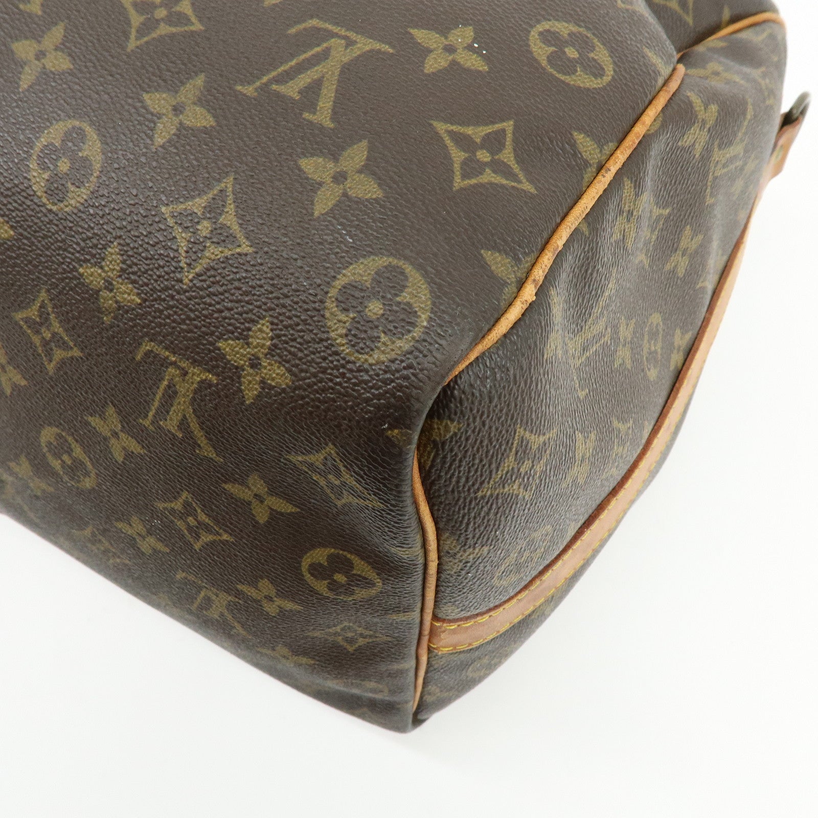 Louis Vuitton Monogram Keep All Bandouliere 50 Boston Bag Brown M41416