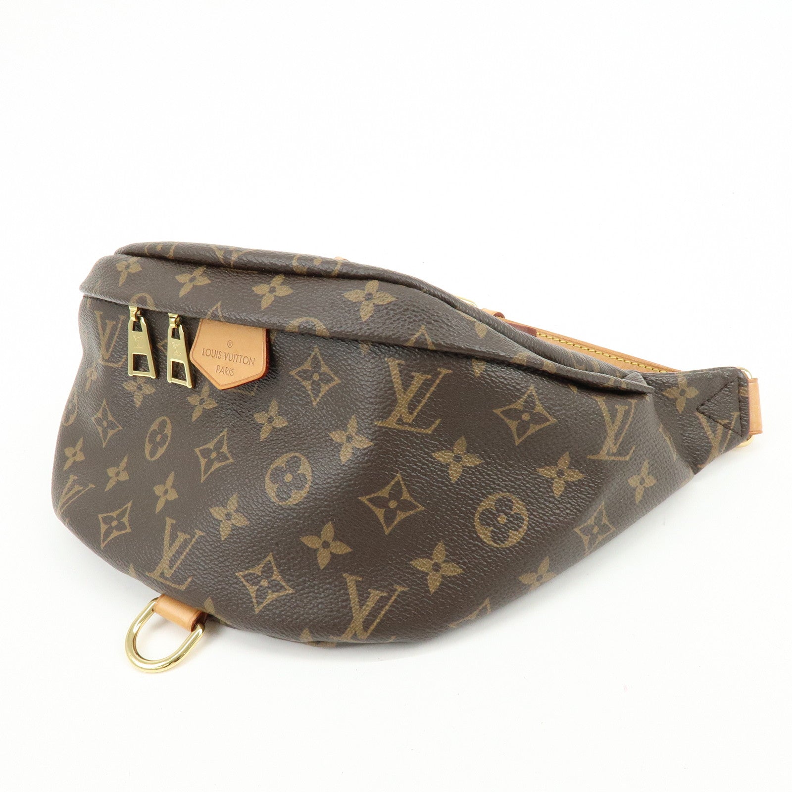 Louis Vuitton Monogram Bum Bag Crossbody Shoulder Bag Brown M43644