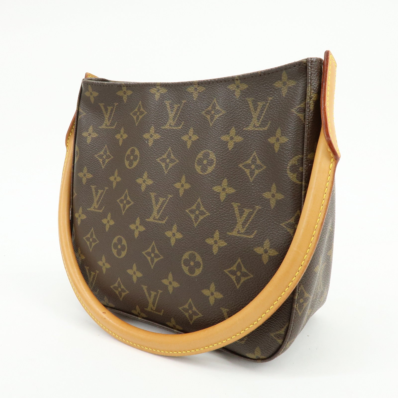 Louis Vuitton Monogram Looping MM Canvas Shoulder Bag Hand Bag M51146