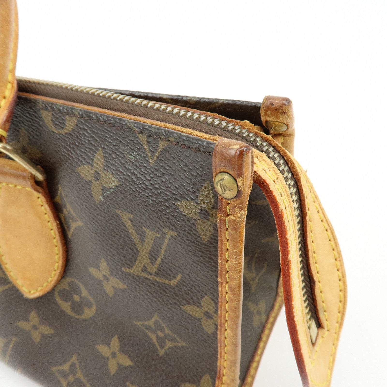 Louis Vuitton Monogram Popincourt Hand Bag Brown M40009