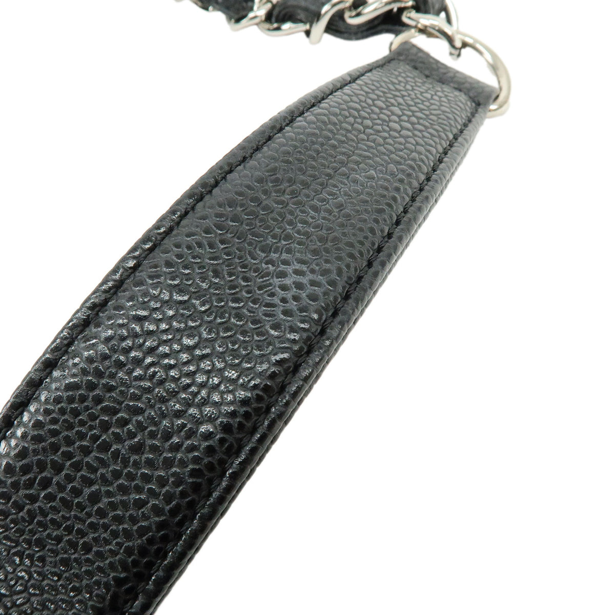 CHANEL GST COCO Mark Matelasse Caviarskin Chain Shoulder Bag A50995