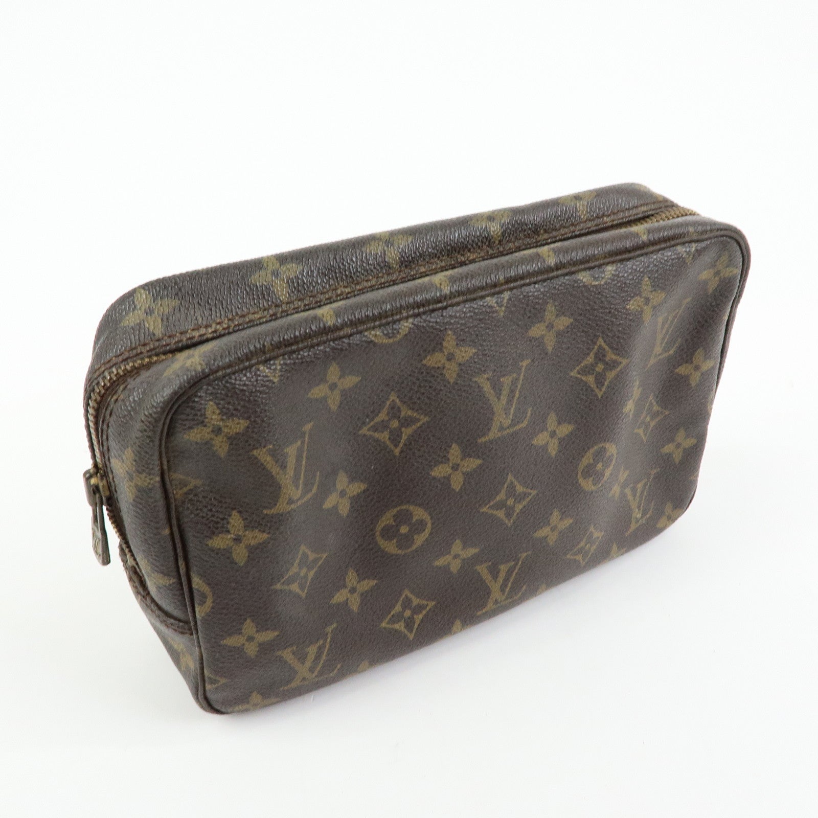 Louis Vuitton Monogram Trousse Toilette 23 Pouch Brown M47524