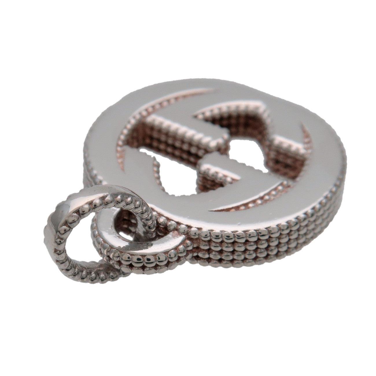 GUCCI Interlocking G Pendant Top SV925 Silver