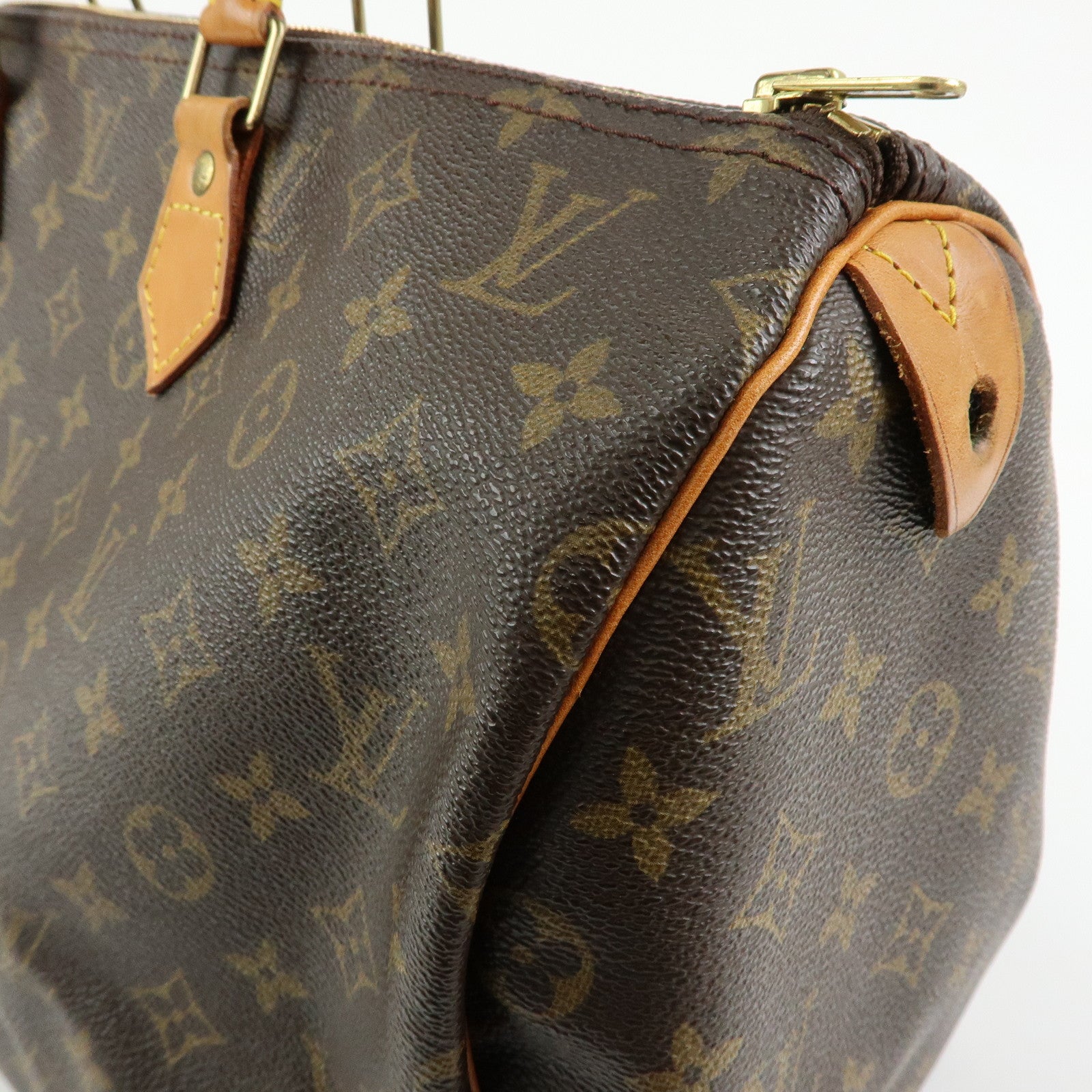 Louis Vuitton Monogram Speedy 40 Hand Bag Boston Bag Brown M41522