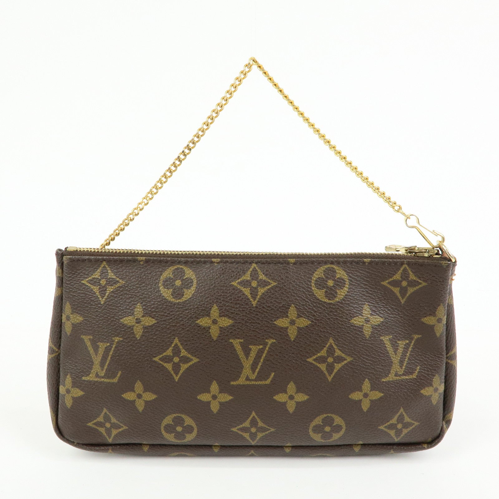 Louis Vuitton Monogram Canvas Mini Pouch For Sac Shopping GM Brown