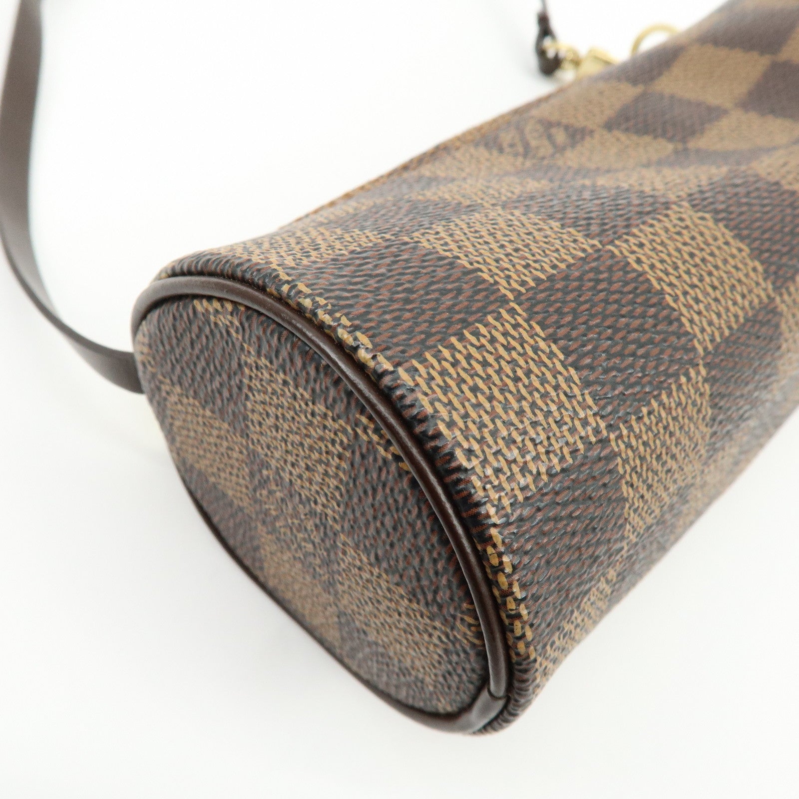 Louis Vuitton Damier Ebene Mini Pouch For Pappillon Bag Brown