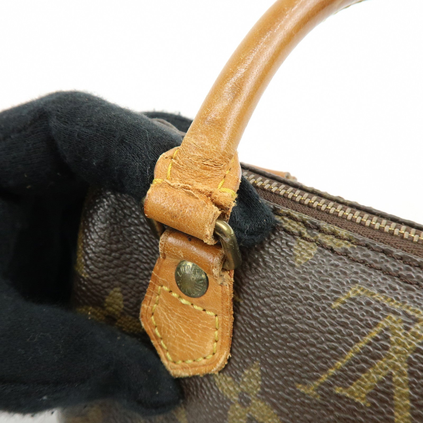 Louis Vuitton Monogram Mini Speedy Hand Bag Brown M41534 J75011 Lot