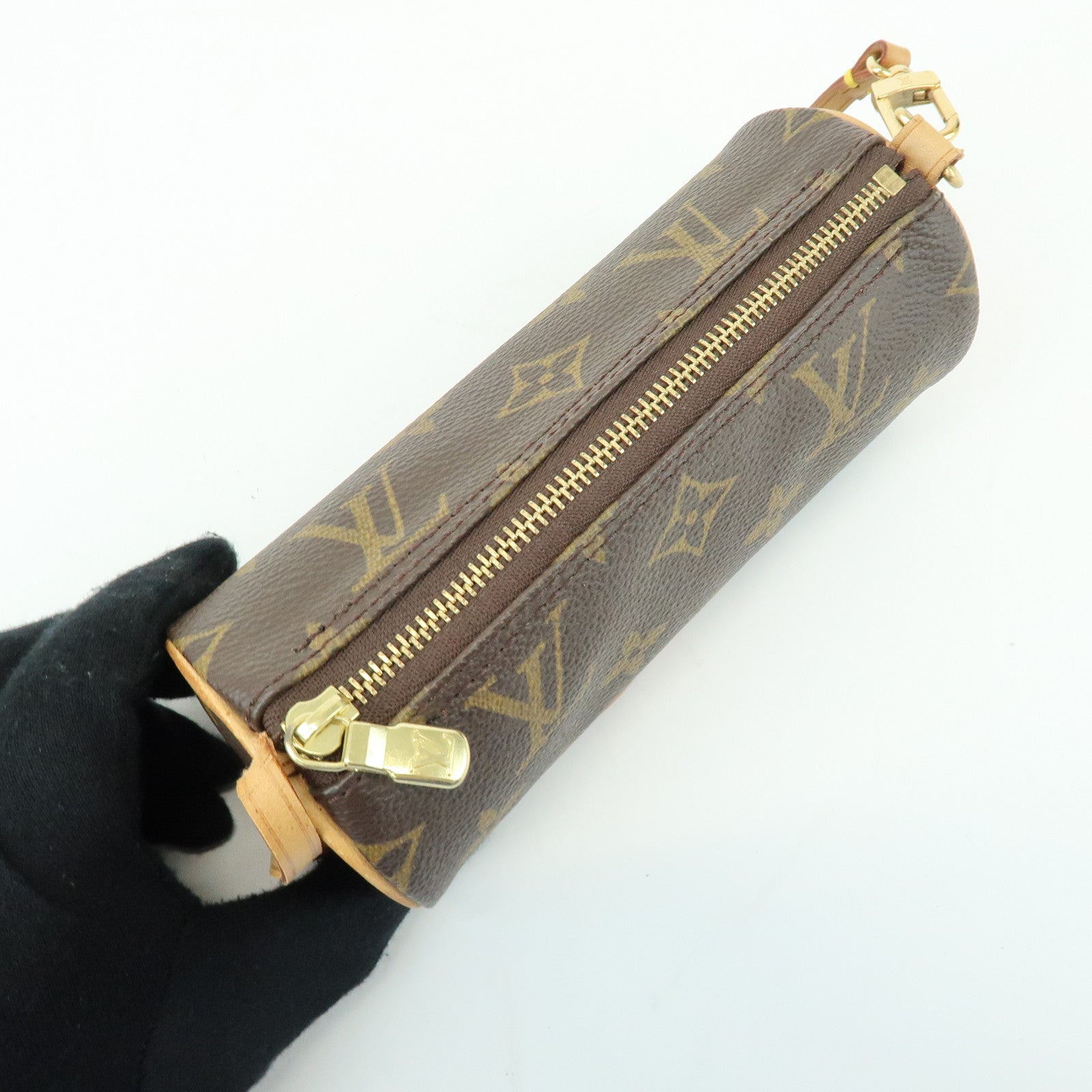 Louis Vuitton Monogram Canvas Mini Pouch for Papillon Bag Brown