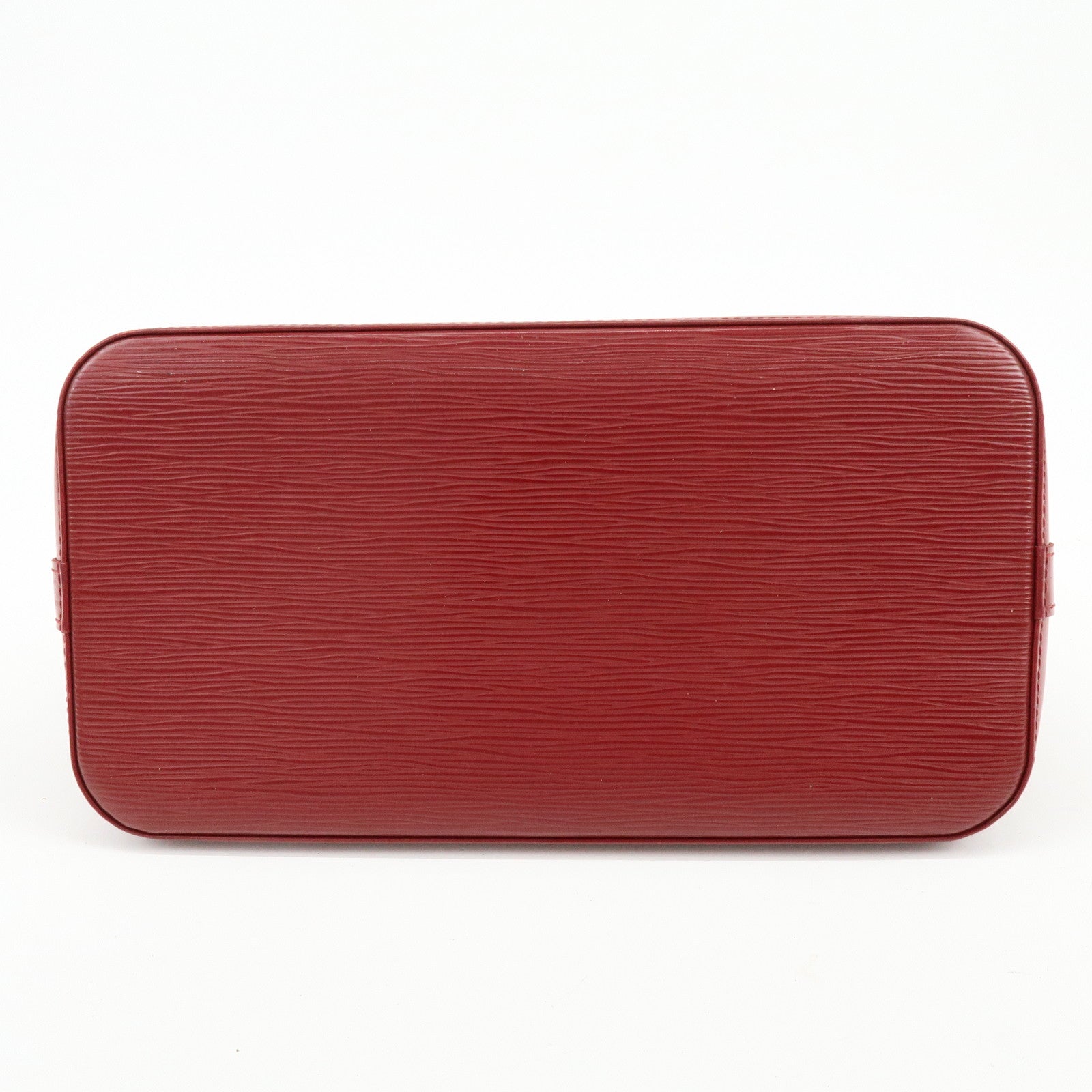 Louis Vuitton Epi Alma PM Leather Hand Bag Carmine Red M4058E