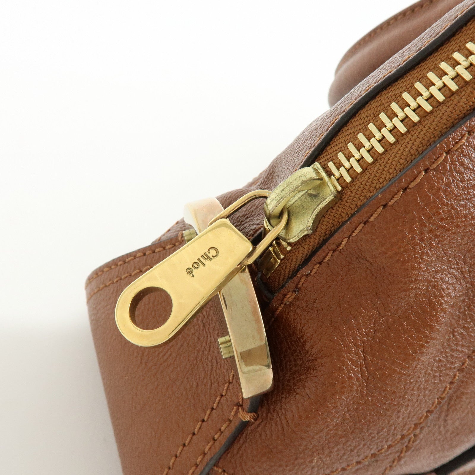 Chloe Leahter Georgia Shoulder Bag Hand Bag Brown