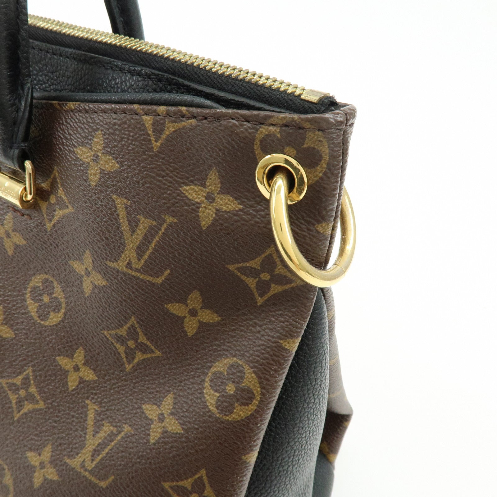 Louis Vuitton Monogram Pallas 2Way Bag Hand Bag Monogram Noir M41064