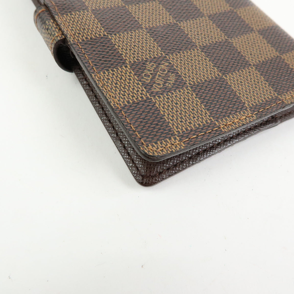 Louis Vuitton Damier Agenda PM Planner Cover Brown R20700