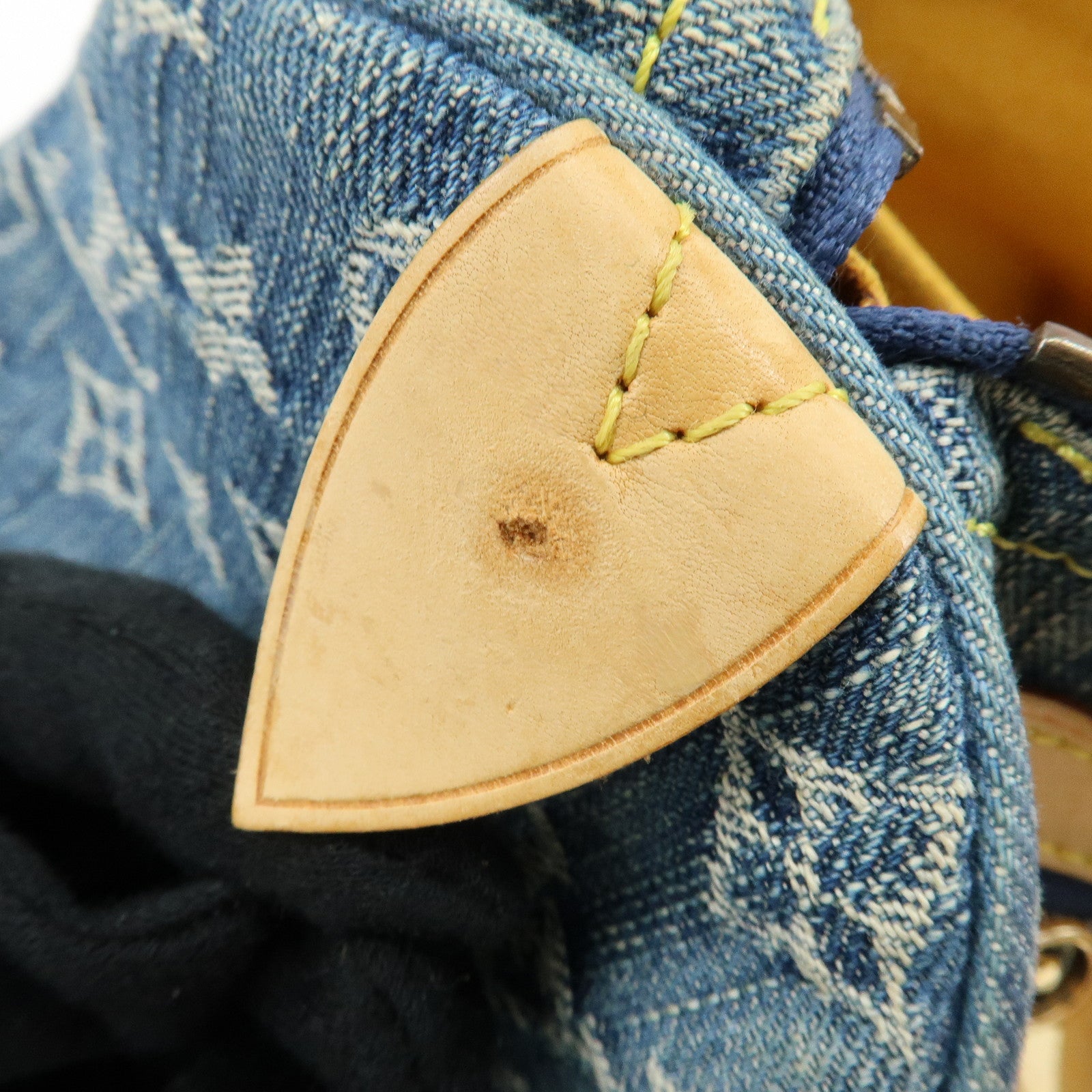 Louis Vuitton Monogram Denim Neo Speedy Boston Bag Blue M95019