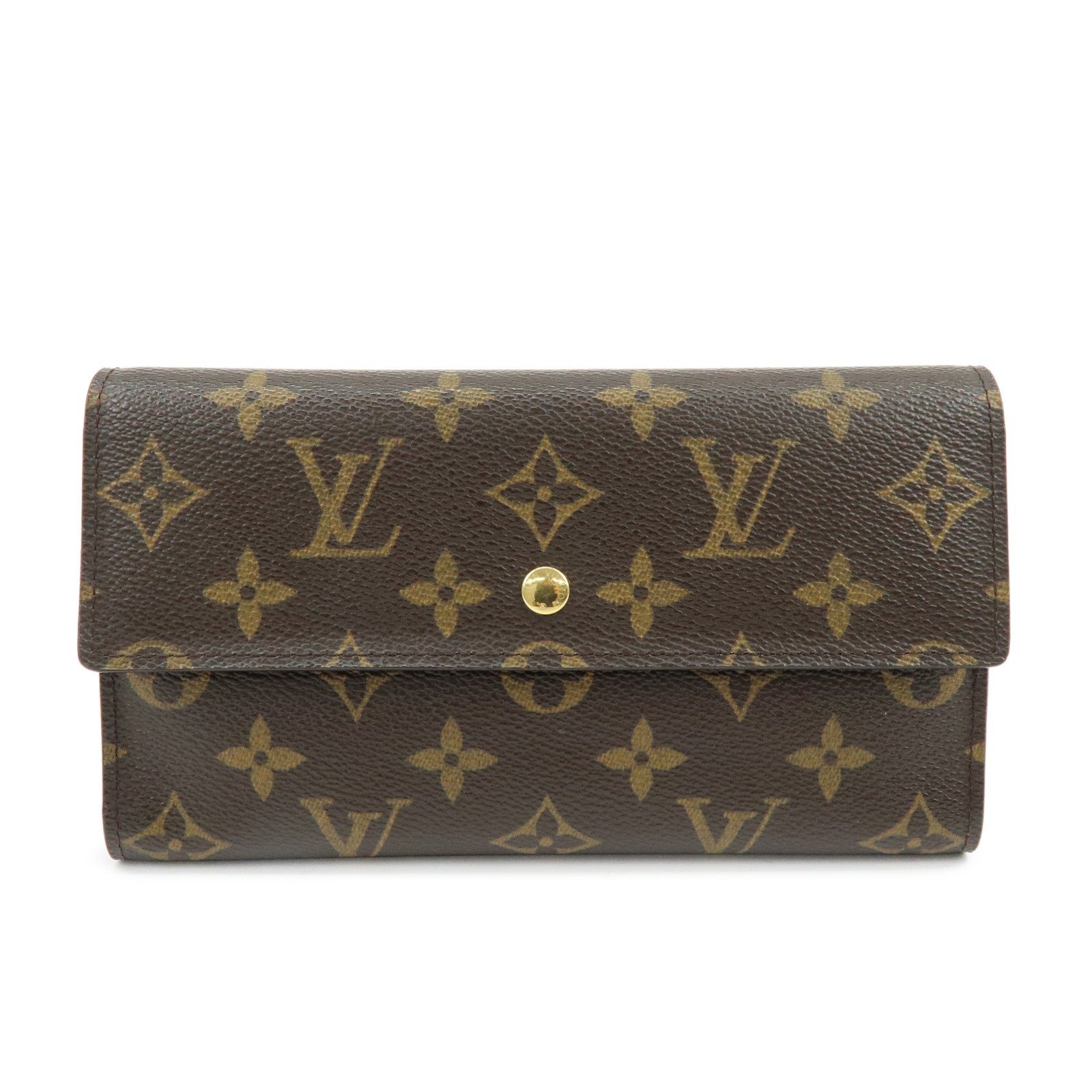 Louis Vuitton Monogram Porte Tresor International Wallet M61215