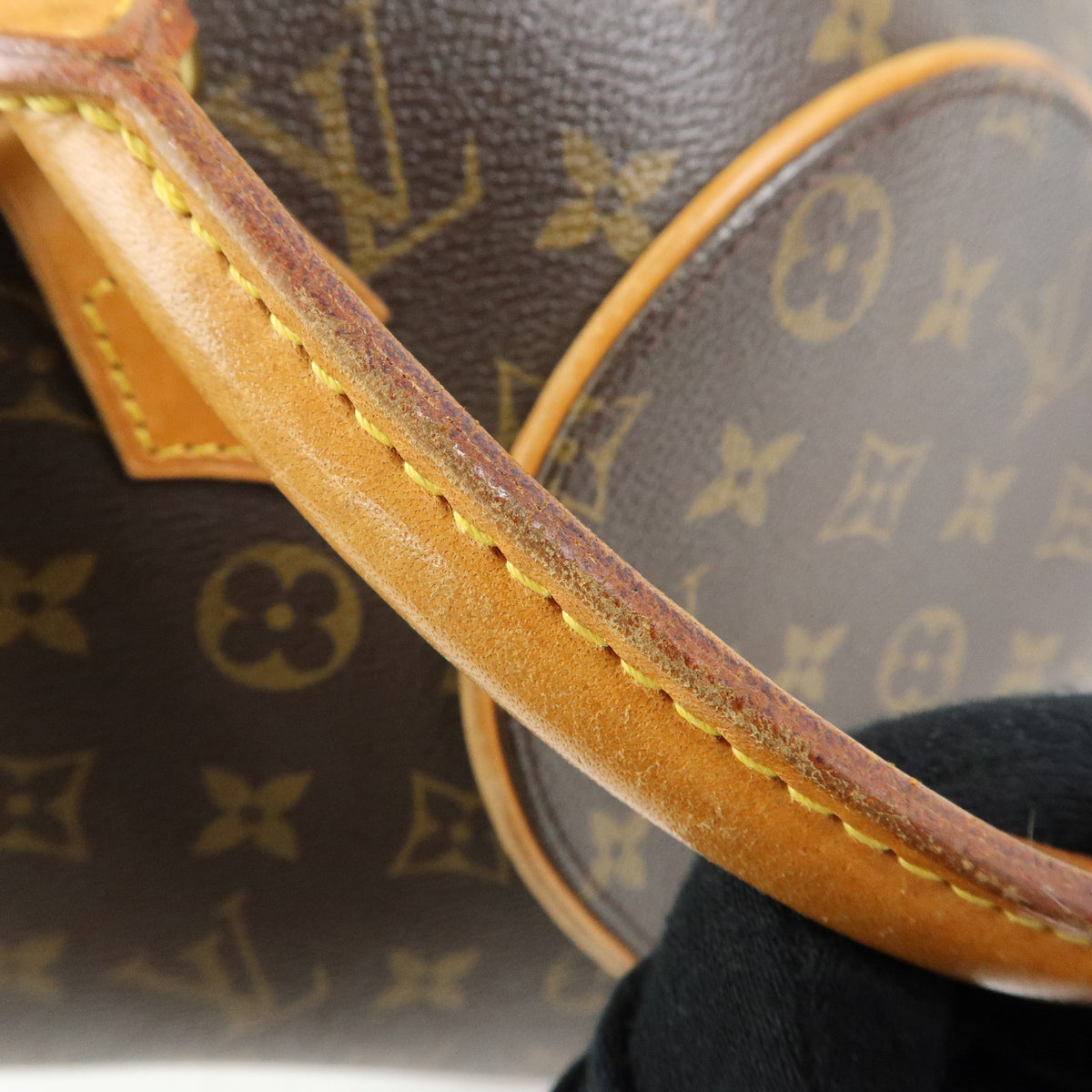 Louis Vuitton Monogram Ellipse PM Hand Bag Brown M51127