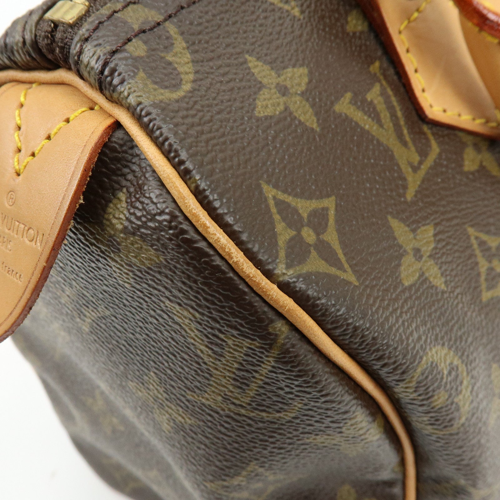 Louis Vuitton Monogram Speedy 25 Boston Bag Hand Bag Brown M41528