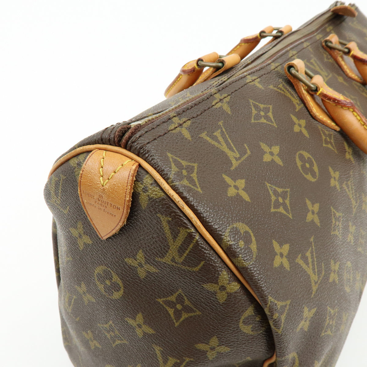 Louis Vuitton Monogram Speedy 40 Hand Bag Boston Bag Brown M41522