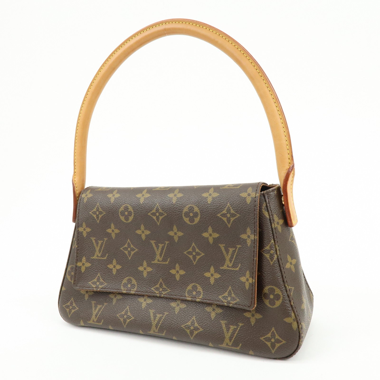 Louis Vuitton Monogram Mini Looping Shoulder Bag Brown M51147