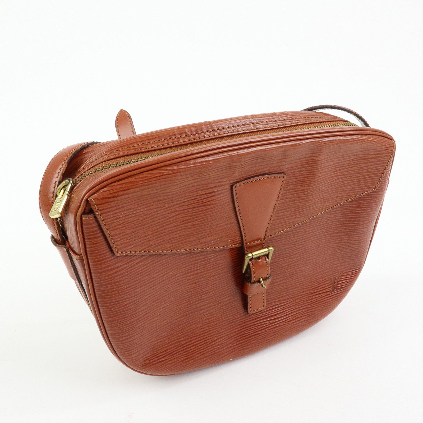 Louis Vuitton Epi Jeune Fille Shoulder Bag Kenya Brown M52153