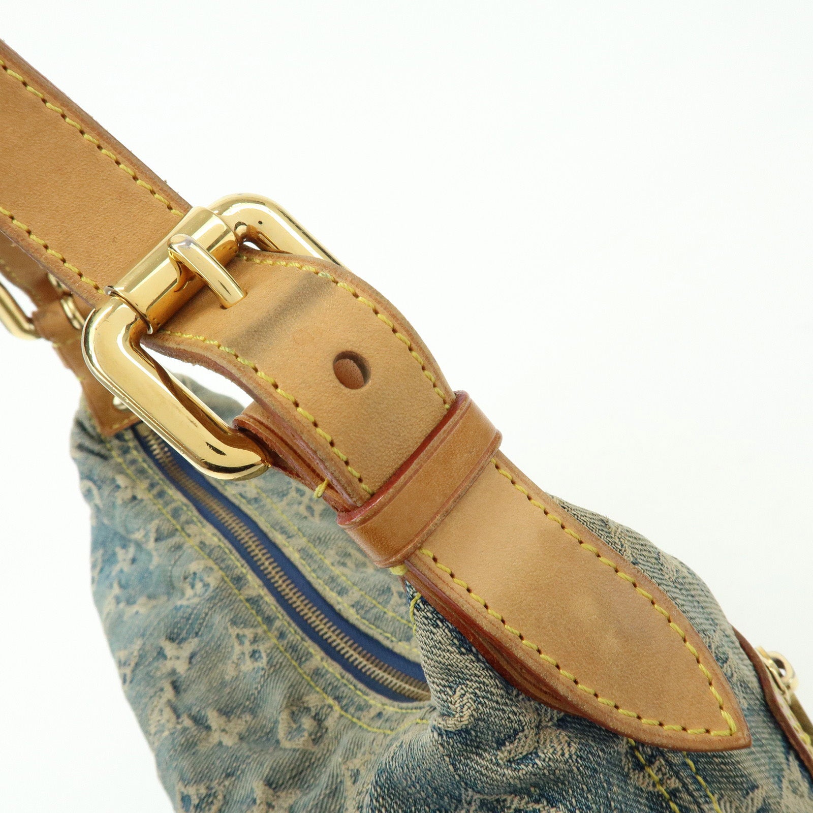 Louis Vuitton Monogram Denim Baggy PM 2Way Bag Shoulder Bag M95049
