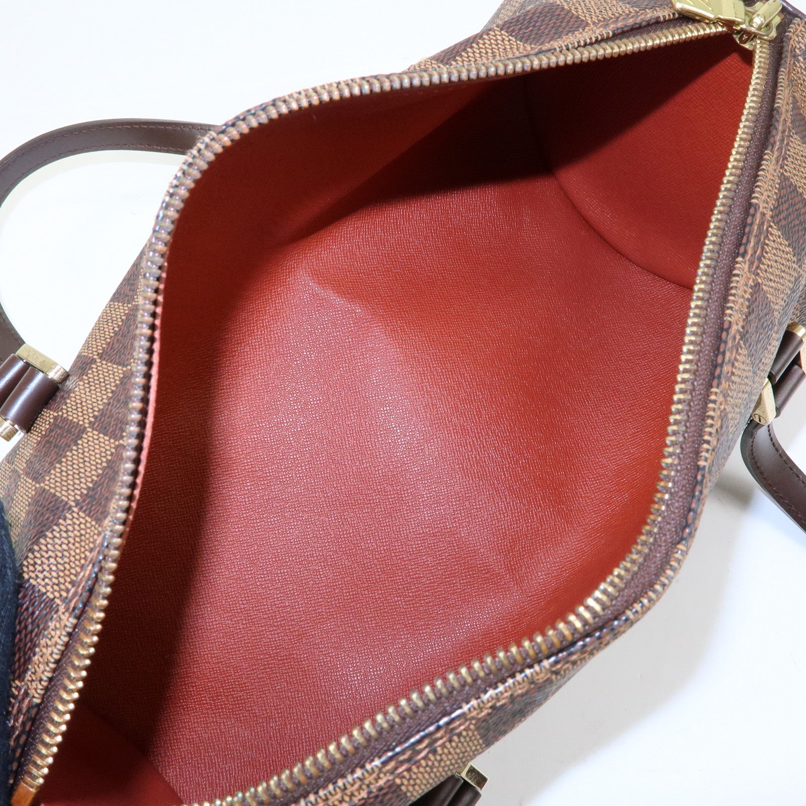 Louis Vuitton Damier Ebene Papillon 30 Hand Bag Brown N51303