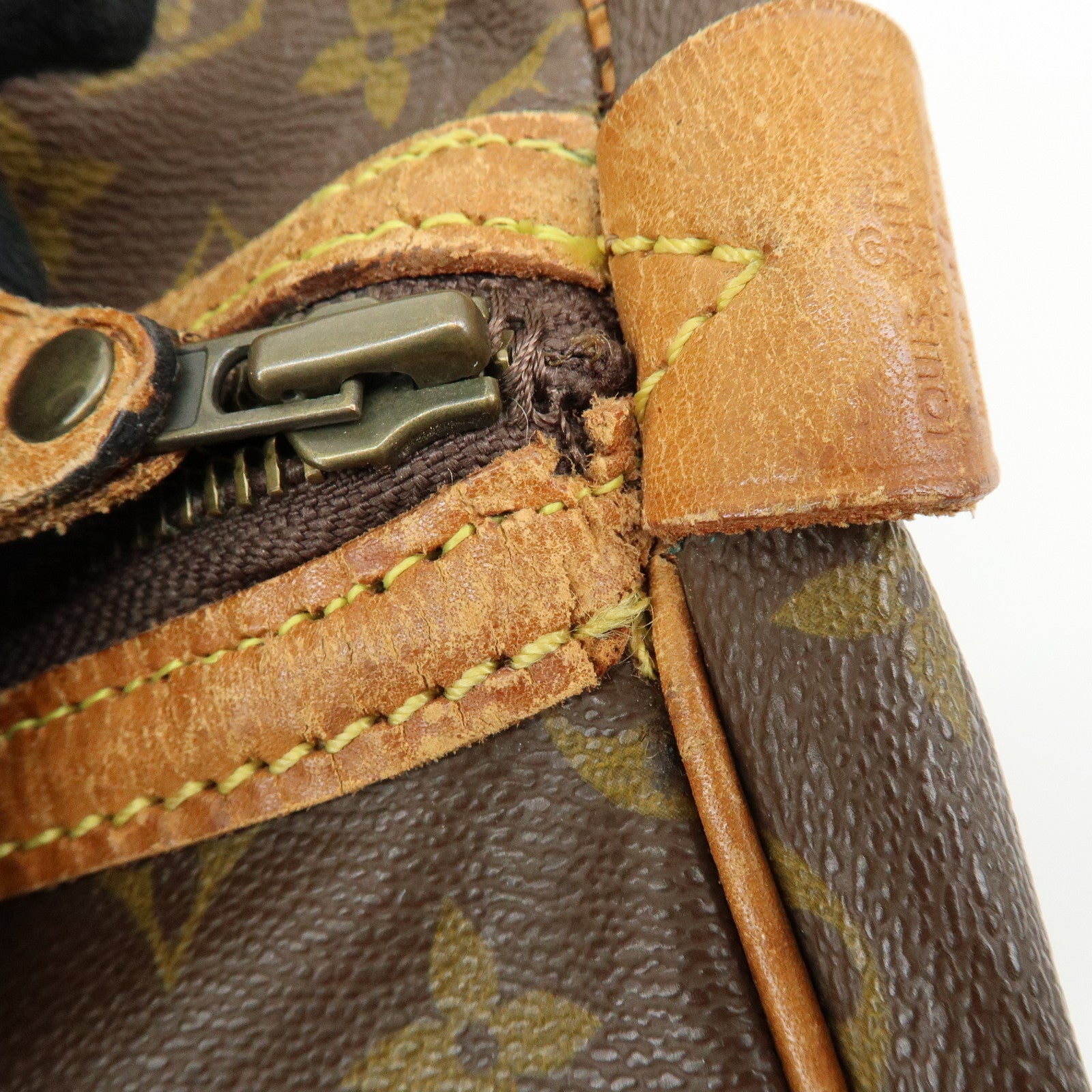 Louis Vuitton Monogram Sac Souple 55 Boston Bag Brown M41622